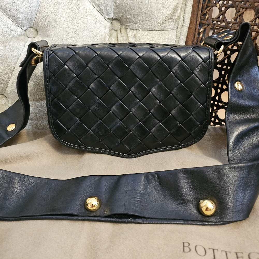 RARE Authentic vintage Bottega Veneta Intrecciato shoulder bag - Picture 2 of 16
